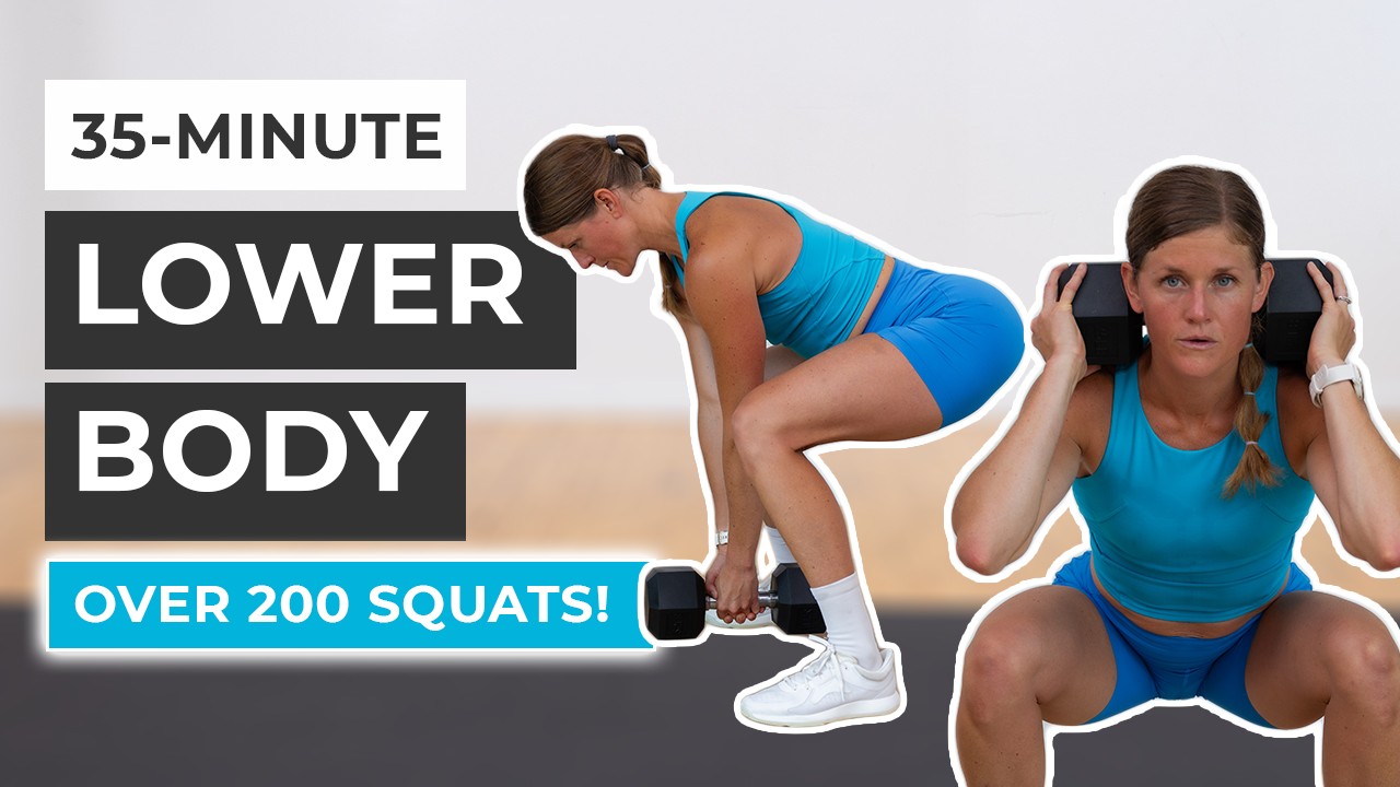 30-Minute Leg Workout (Over 200 Squats)