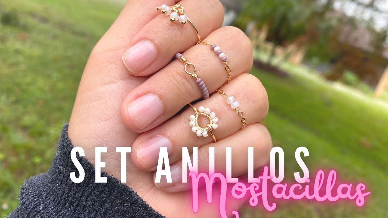 ANILLOS en MOSTACILLA paso a paso en español