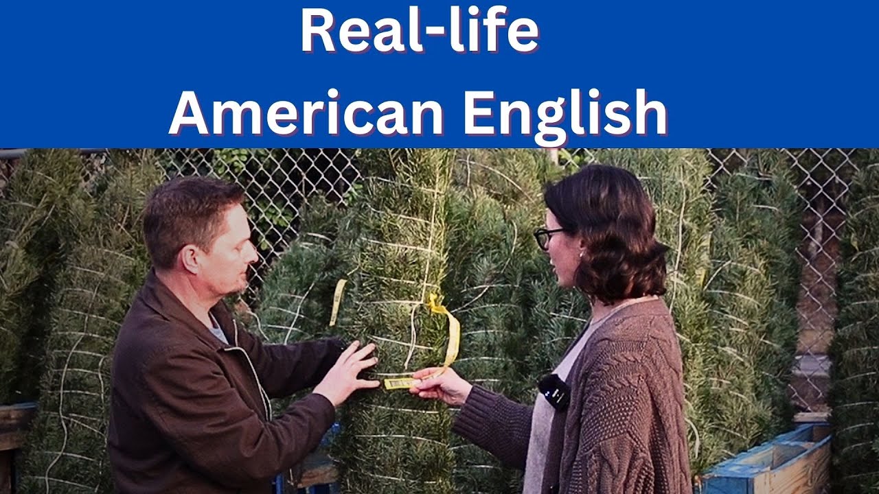 Buy a Christmas Tree with your English Teachers / English Vocabulary / American Pronunciation