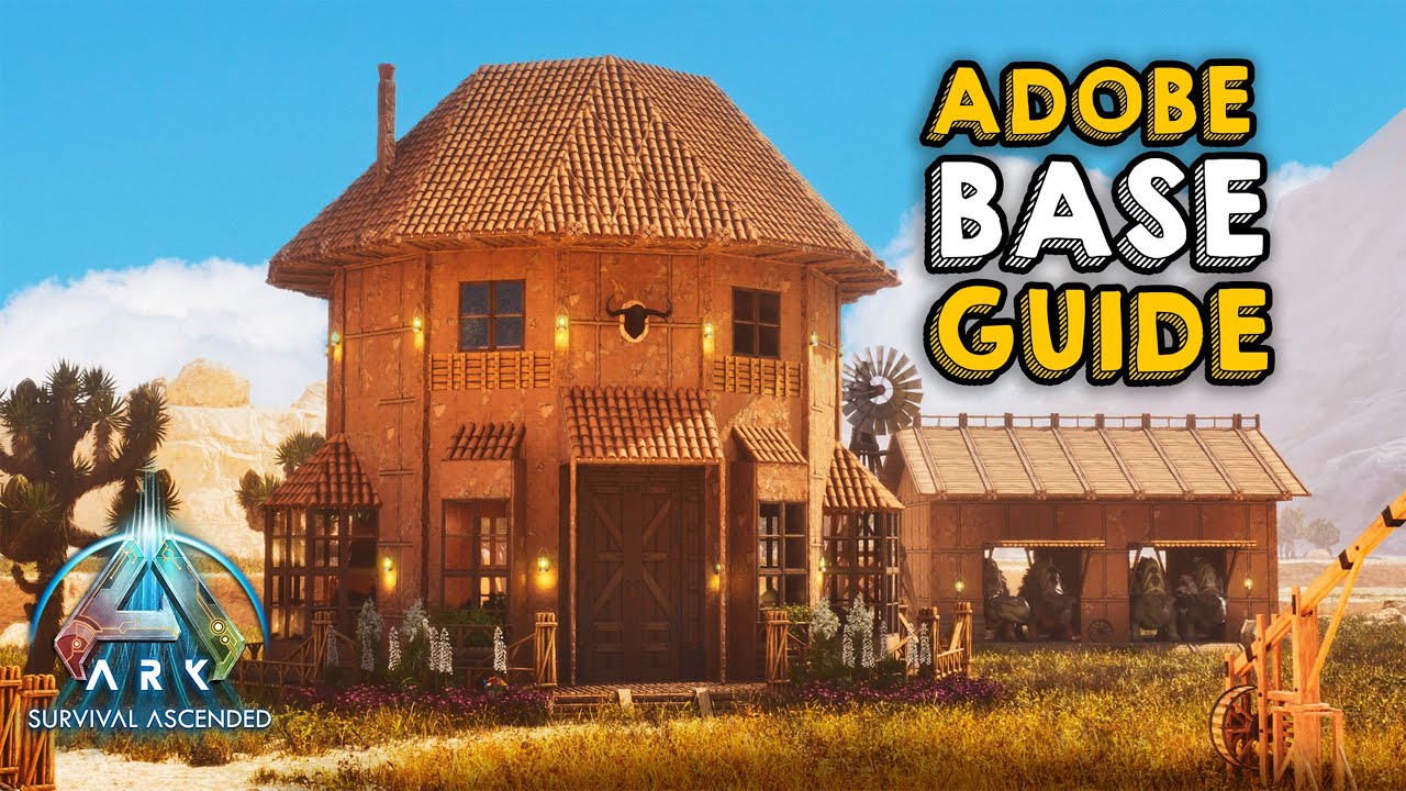 Ultimate All-in-One Adobe Base | Building Tutorial | ARK: Survival Ascended