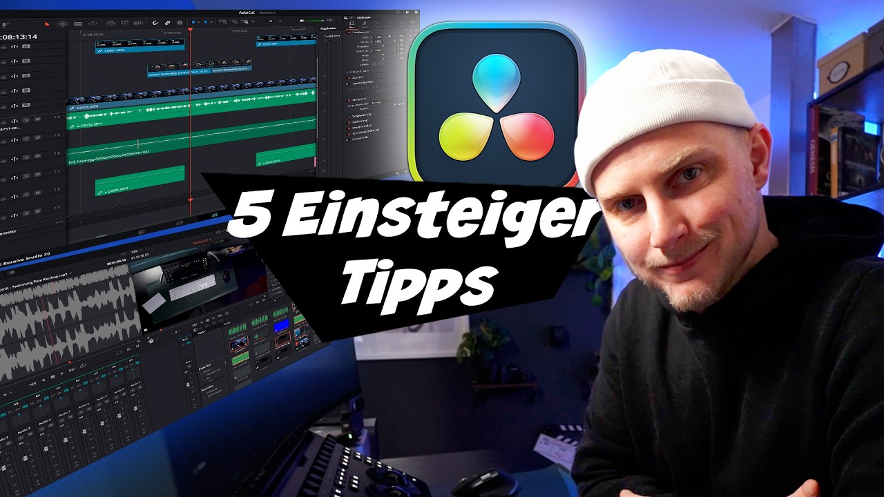 🎥 5 nützliche TIPPS in DaVinci Resolve für EINSTEIGER | VOLLBILD TIMELINE wie in Premiere Pro 🔥