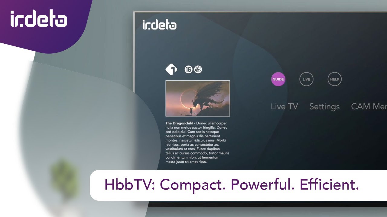 Meet Irdeto Operator Application, an HbbTV Operator Application