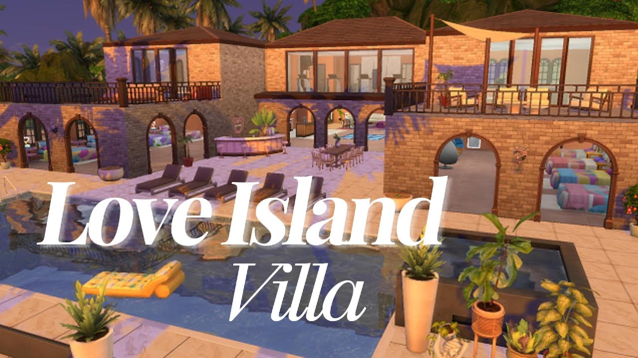 LOVE ISLAND Reality TV Villa | Sims 4 Build