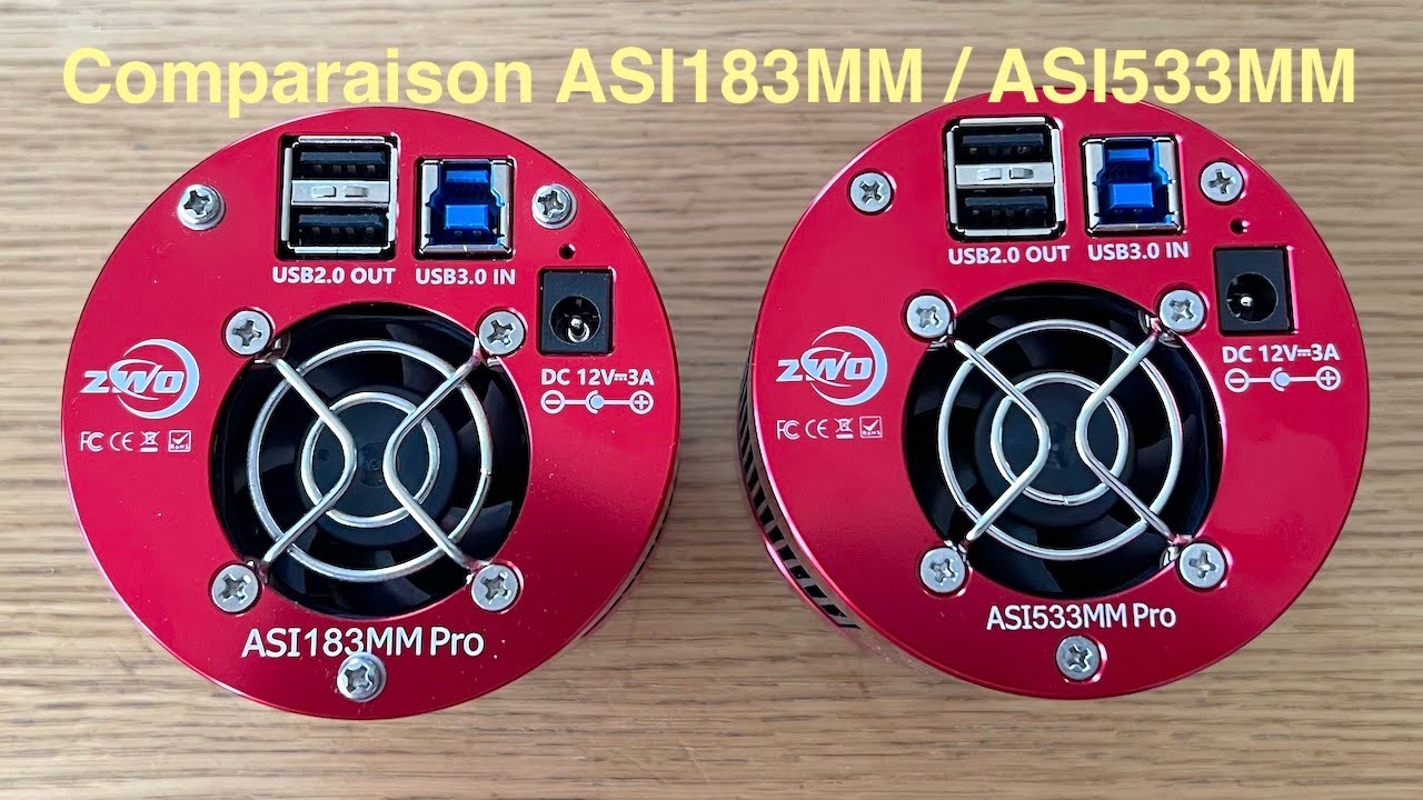 Comparaison des caméras ASI183MM et ASI533MM