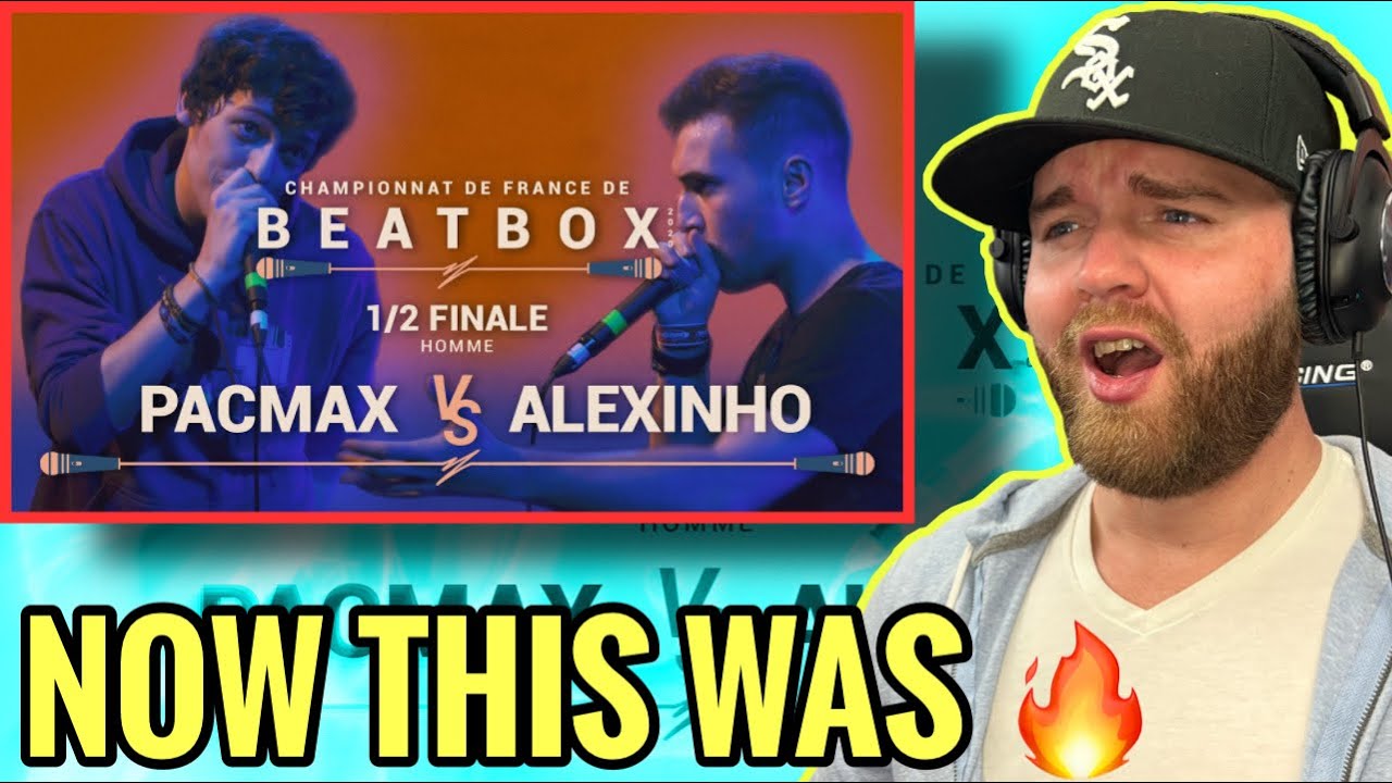 PACMAX vs ALEXINHO | 1/2 Final Solo Men | Championnat de France de Human Beatbox 2020- (REACTION)