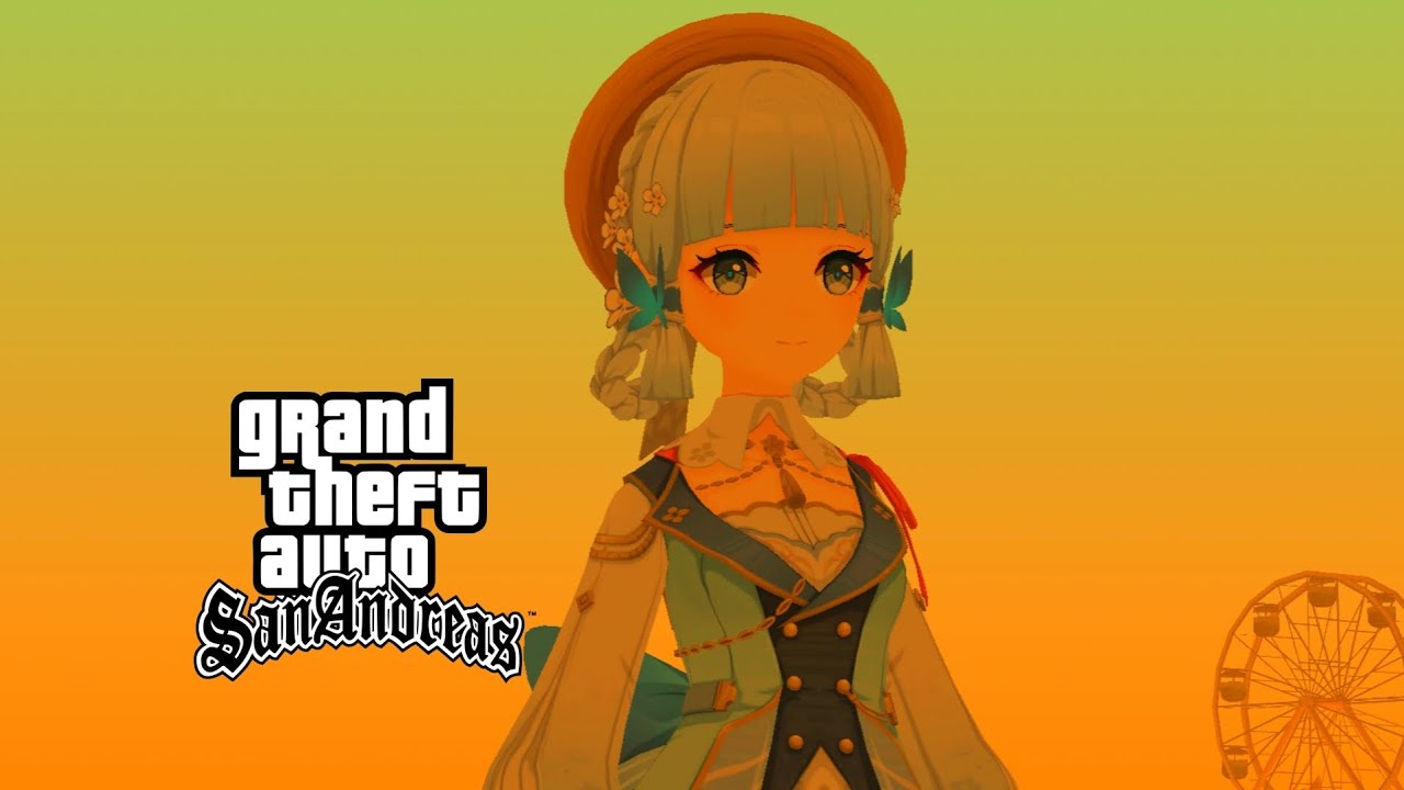 GTA SA - Ayaka: Springbloom Missive from Genshin Impact | Skins Mods PC/Android