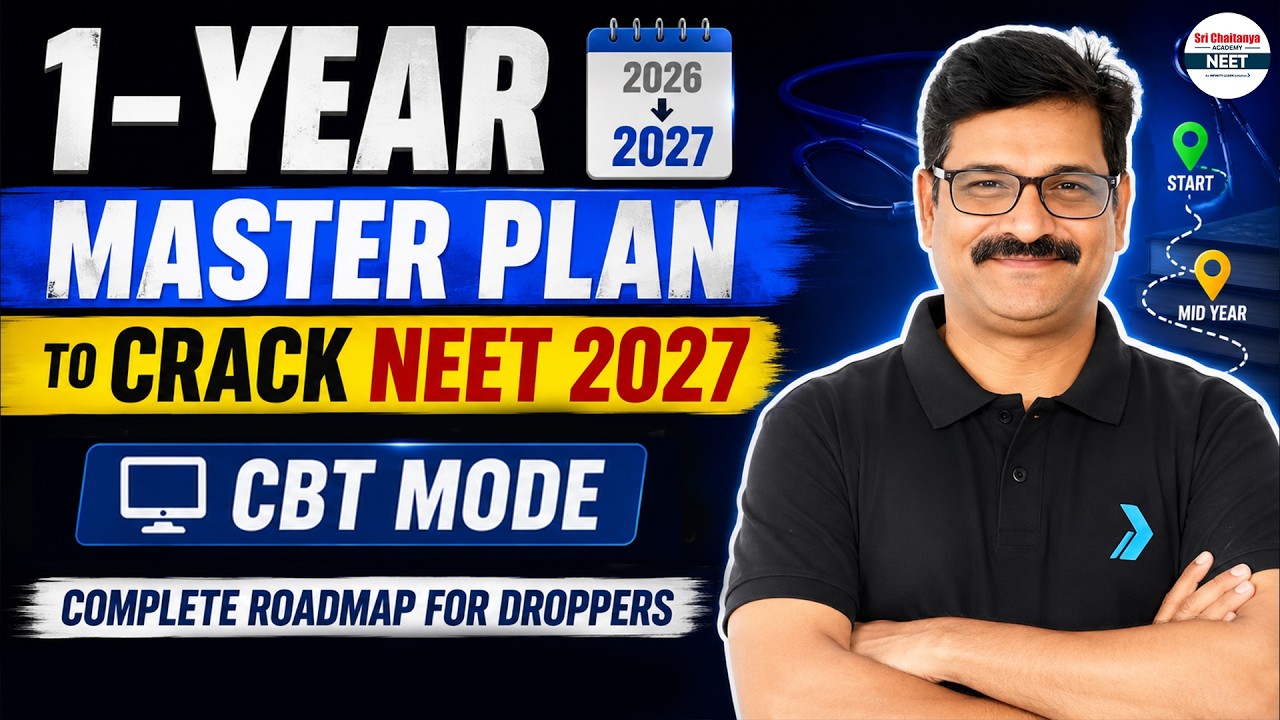 NEET 2027 1-Year Master Plan 🔥 Complete Roadmap for Droppers | CBT Mode Strategy #neetstrategy