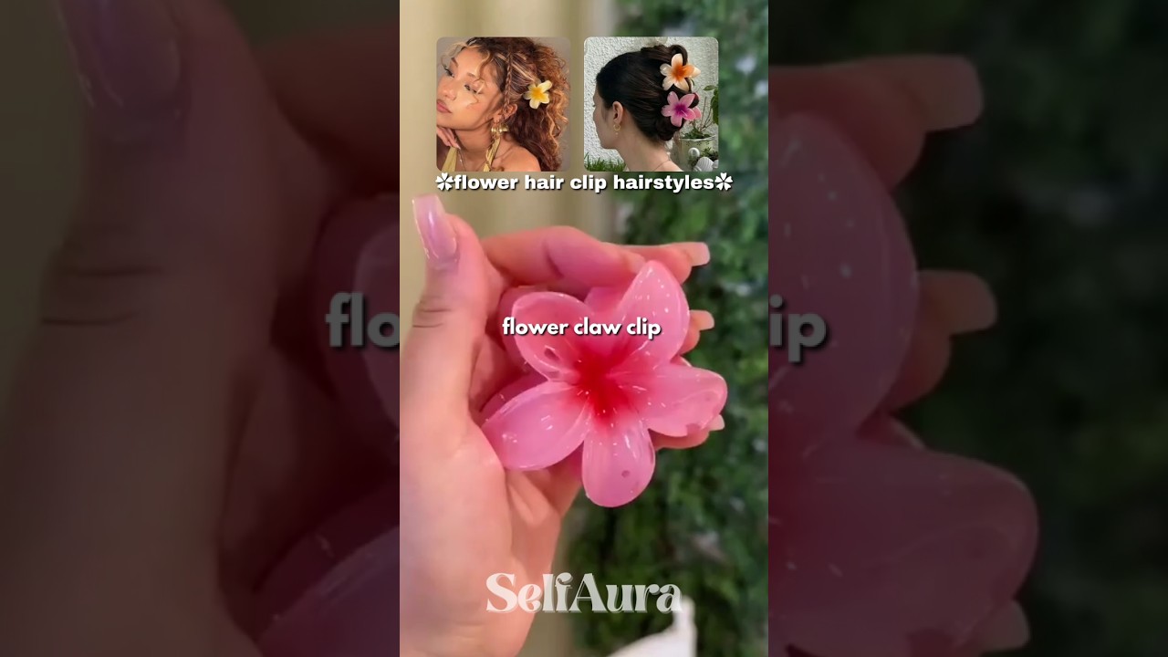 Прически с цветочными заколками🌸 #прическа #вирусныешорты #шорты