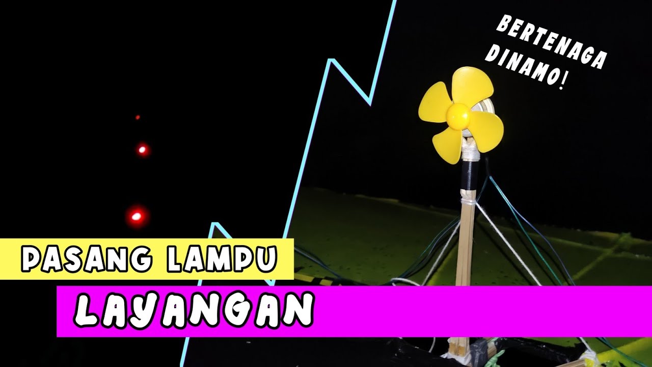 Pertama Kali Pasang Lampu Layangan Dengan DINAMO Di Musim Layangan 2022🪁🪁