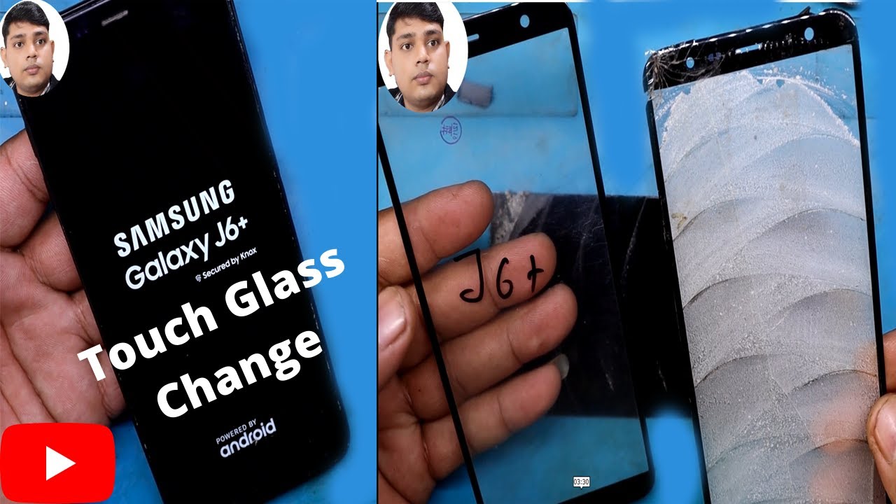 Samsung J6+ Touch Glass Change // Broken Touch Glass // J6 Plus