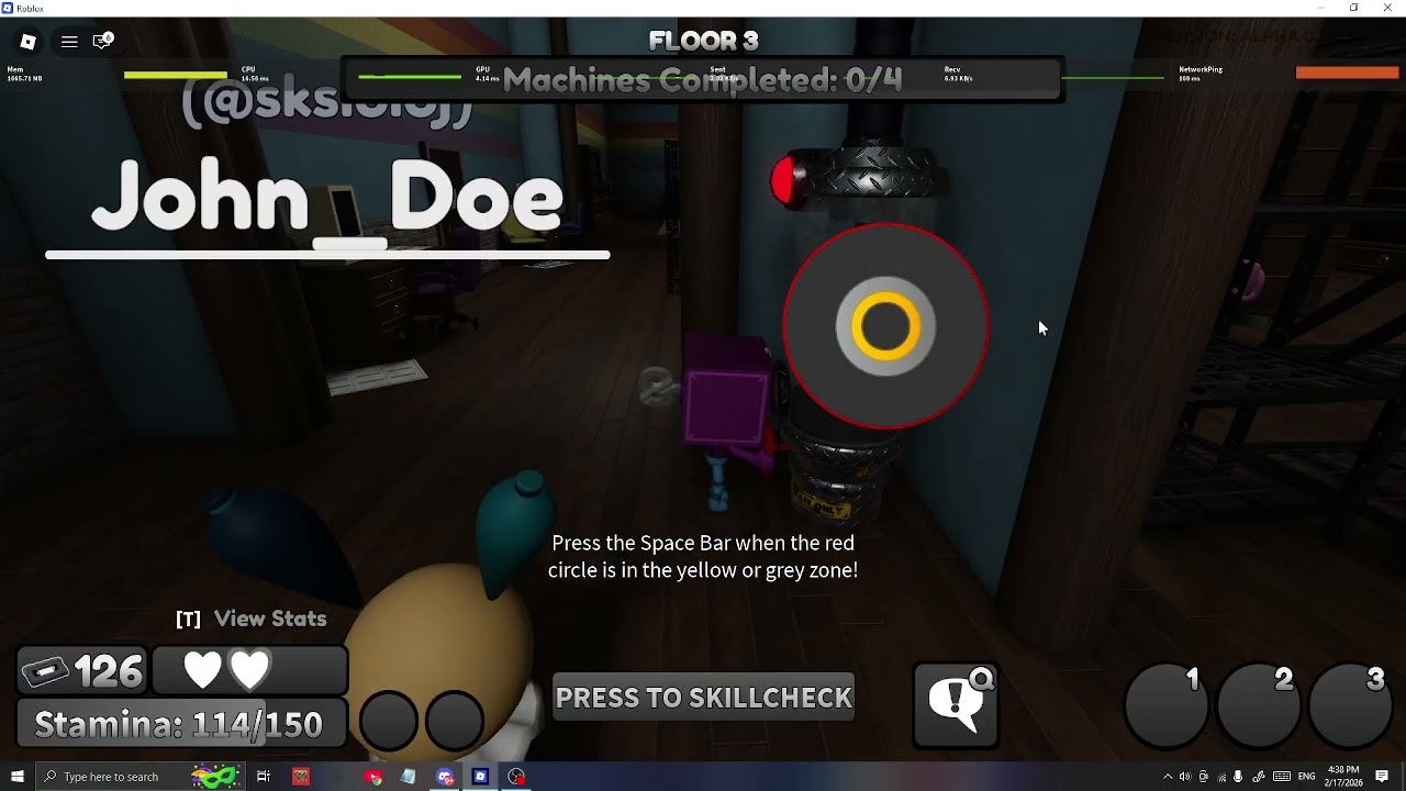 playing dandys world with my friend