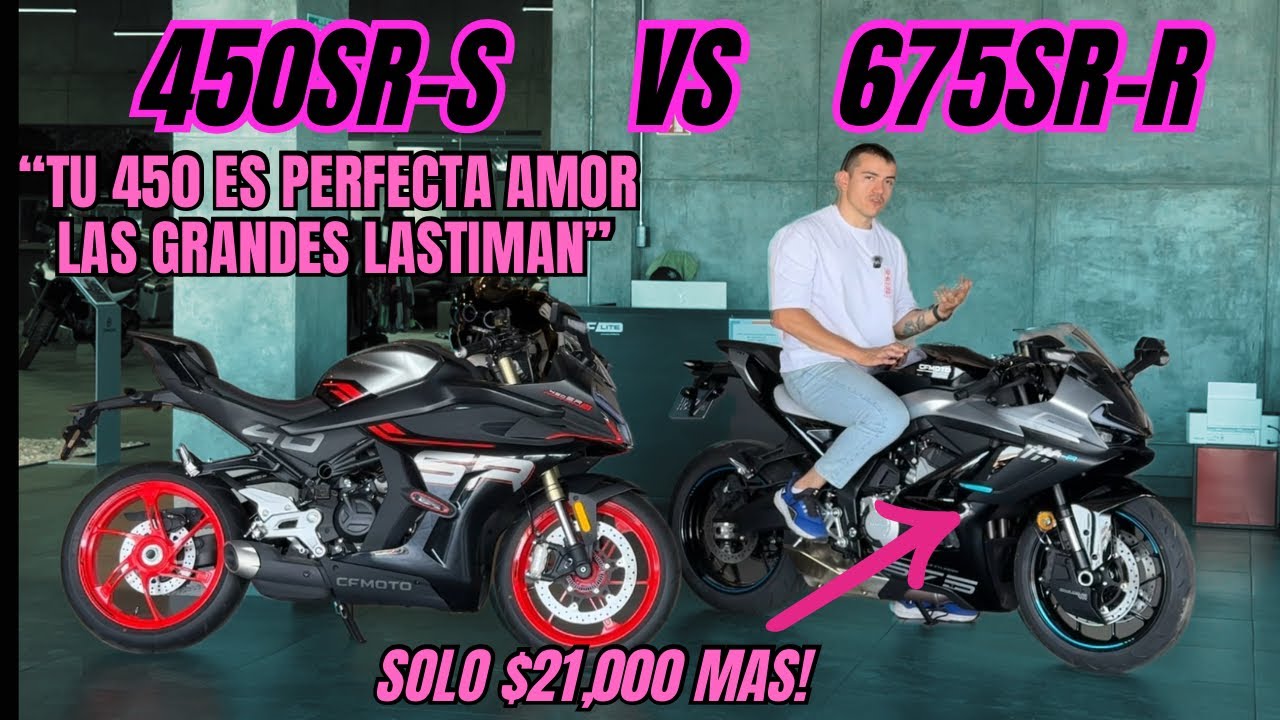Comparativa 675SR-R vs 450SR s TC