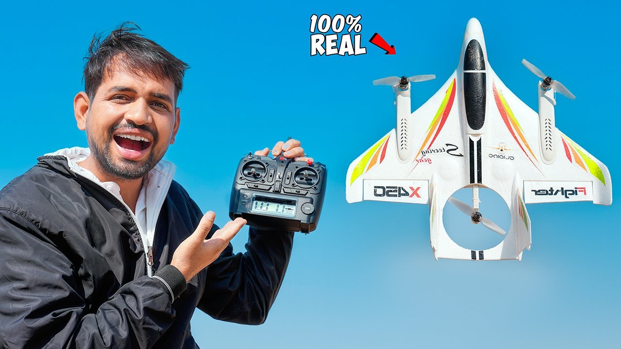 Best Toy RC Airplane Ever ✈️ - Drone Mode + Helicopter Mode + Airplane Mode