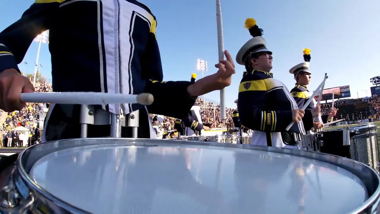 Homecoming 2024 'Jungle' Halftime - Snare Cam - University of Toledo Drumline