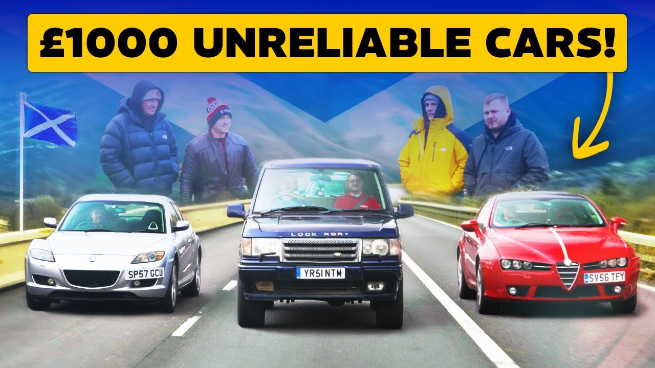 &pound;1000 MOST UNRELIABLE CARS ADVENTURE!