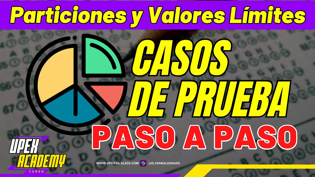 CLASE#17.2 - 📝DISE&Ntilde;O de CASOS DE PRUEBA (PASO A PASO) con Partici&oacute;n Equivalente y Valores L&iacute;mites🤯