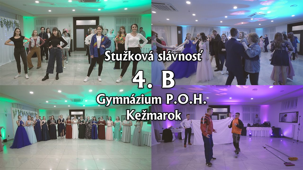 Stužková slávnosť - Gymnázium P.O.H. Kežmarok │ZOSTRIH│