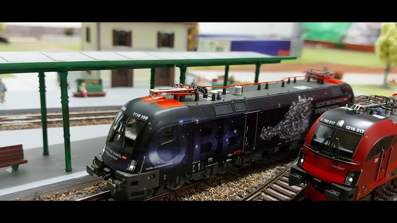 Roco Obb Ho E190 Taurus 1216 Railjet sound Zimo Vs 1116 Licht by L.R.M. models+Br 193 (500 th Loco )