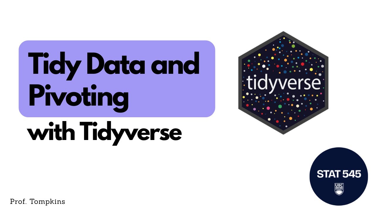Tidy Data and Pivoting with Tidyverse in R