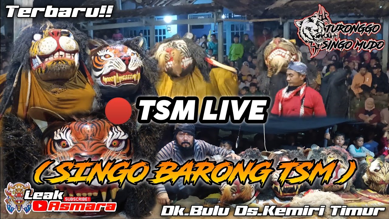 TSM Live Bulu Kemiri Timur | Singo Barong 👹👹