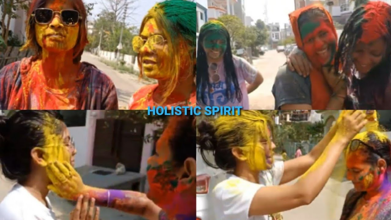 Friends Holi Masti | Holi Putai | Holi with Neighbors | Holi in Colony | Girls Holi | Family Holi