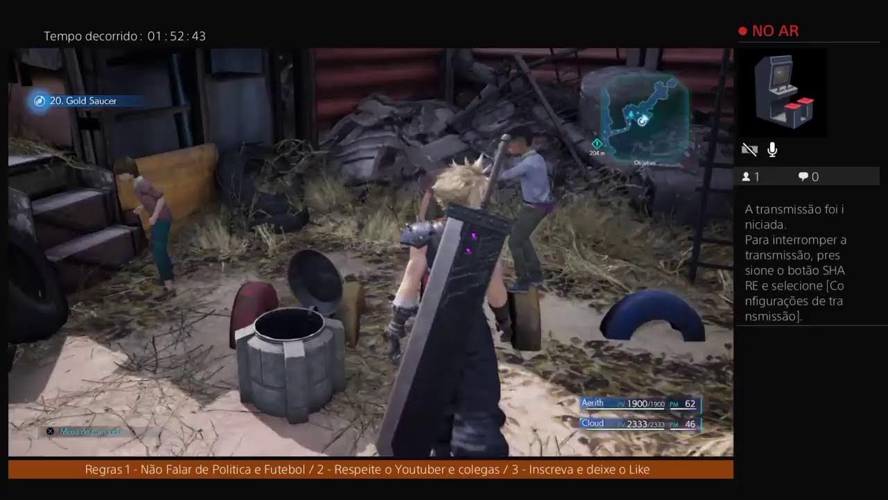 Final Fantasy 7 Remake - Inicio continuação