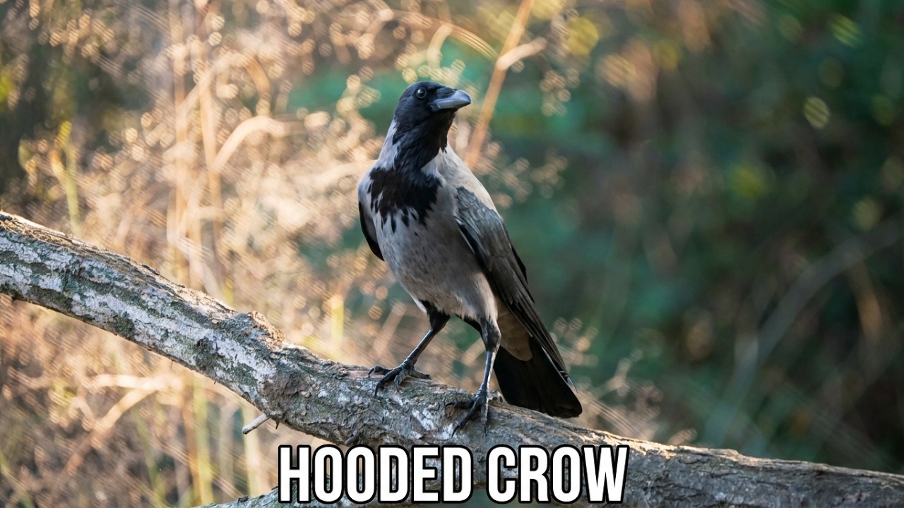 Hooded crow sound calls / עורב אפור Corvus cornix