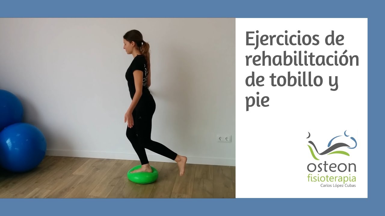 Ejercicios de rehabilitación de pie