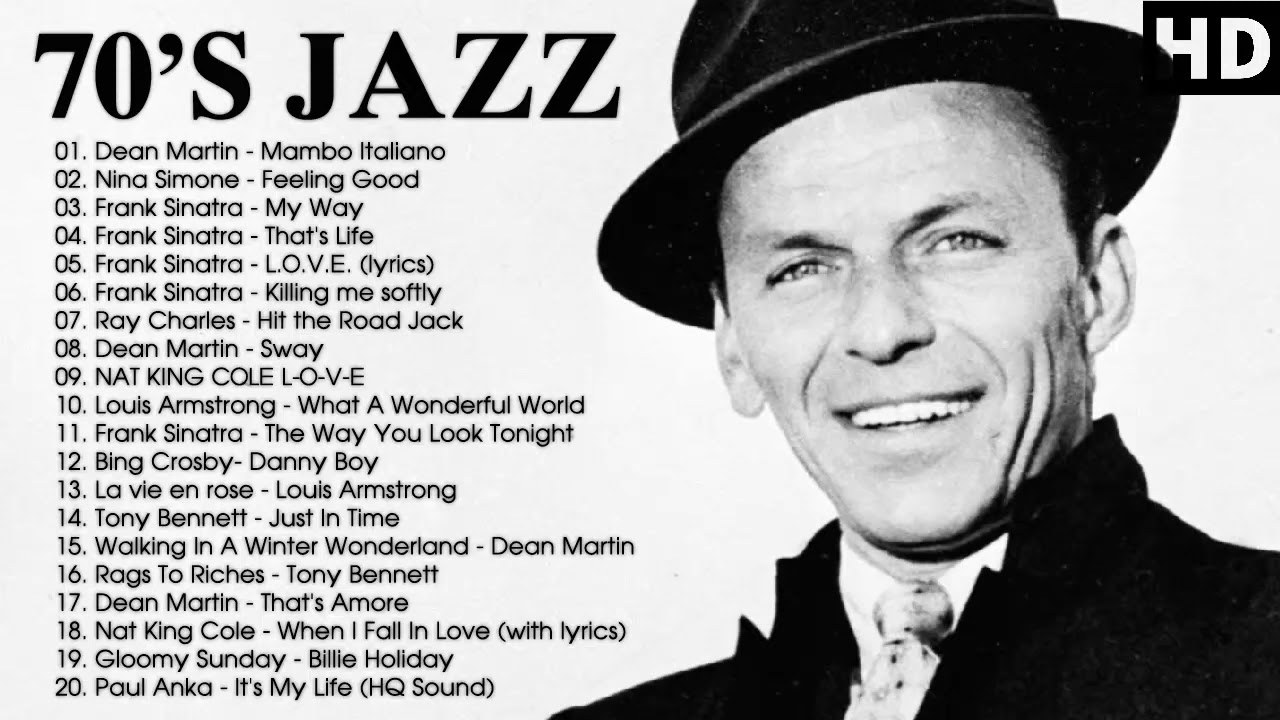 Jazz Legend of the 70’s -  Louis Armstrong, Frank Sinatra, Nina Simone, Dean Martin, NAT KING COLE