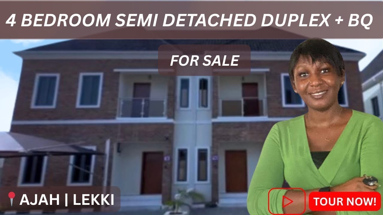 House for Sale in Lagos | 4 Bedroom Semi Detached Duplex with BQ 