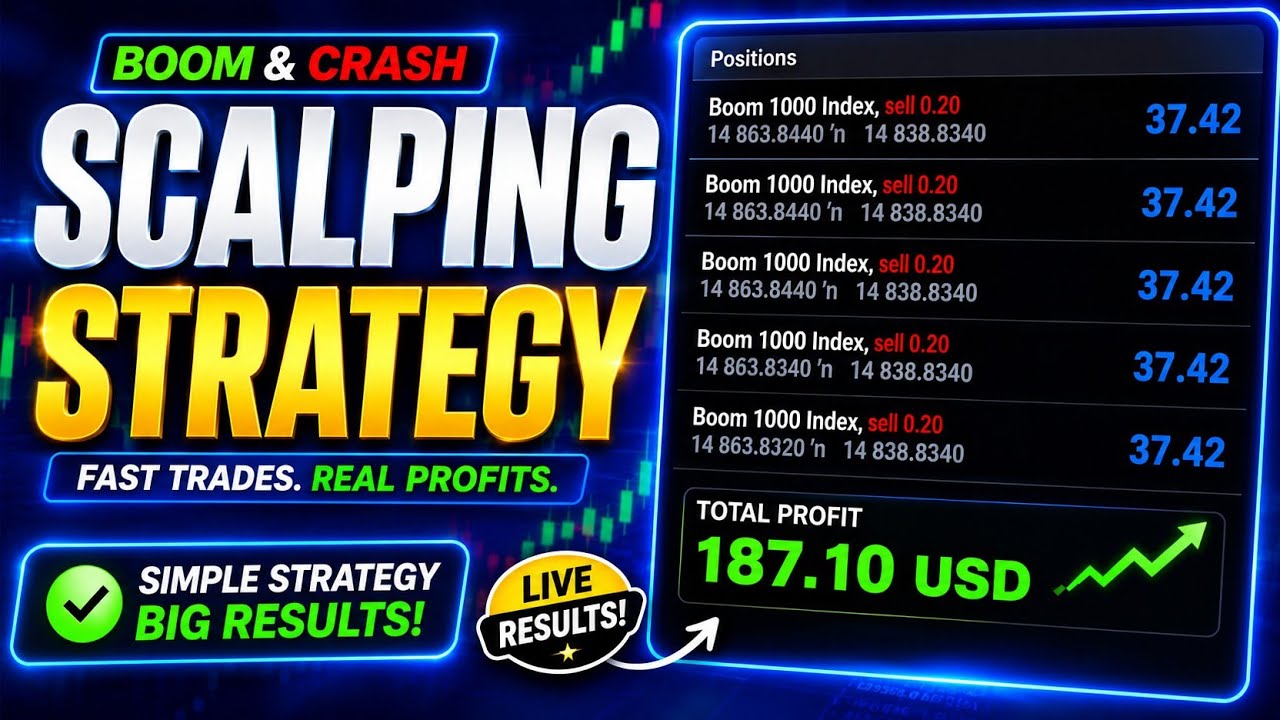 The BEST Boom And Crash 1000 Scalping Strategy in 2026!