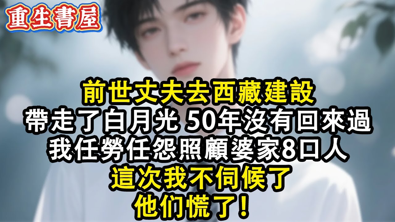 【重生爽文】前世丈夫去西藏建設 帶著了體弱的白月光 50年一次都沒有回來過 我任勞任怨照顧婆家8口人 鬱鬱寡歡了一輩子  這次我不伺候了 他们慌了！#小說 #重生故事 #爽文#情感 #故事分享