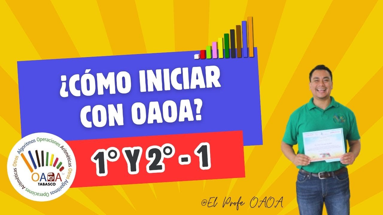 1.  | 1° y 2° | ¿Cómo iniciar con OAOA?