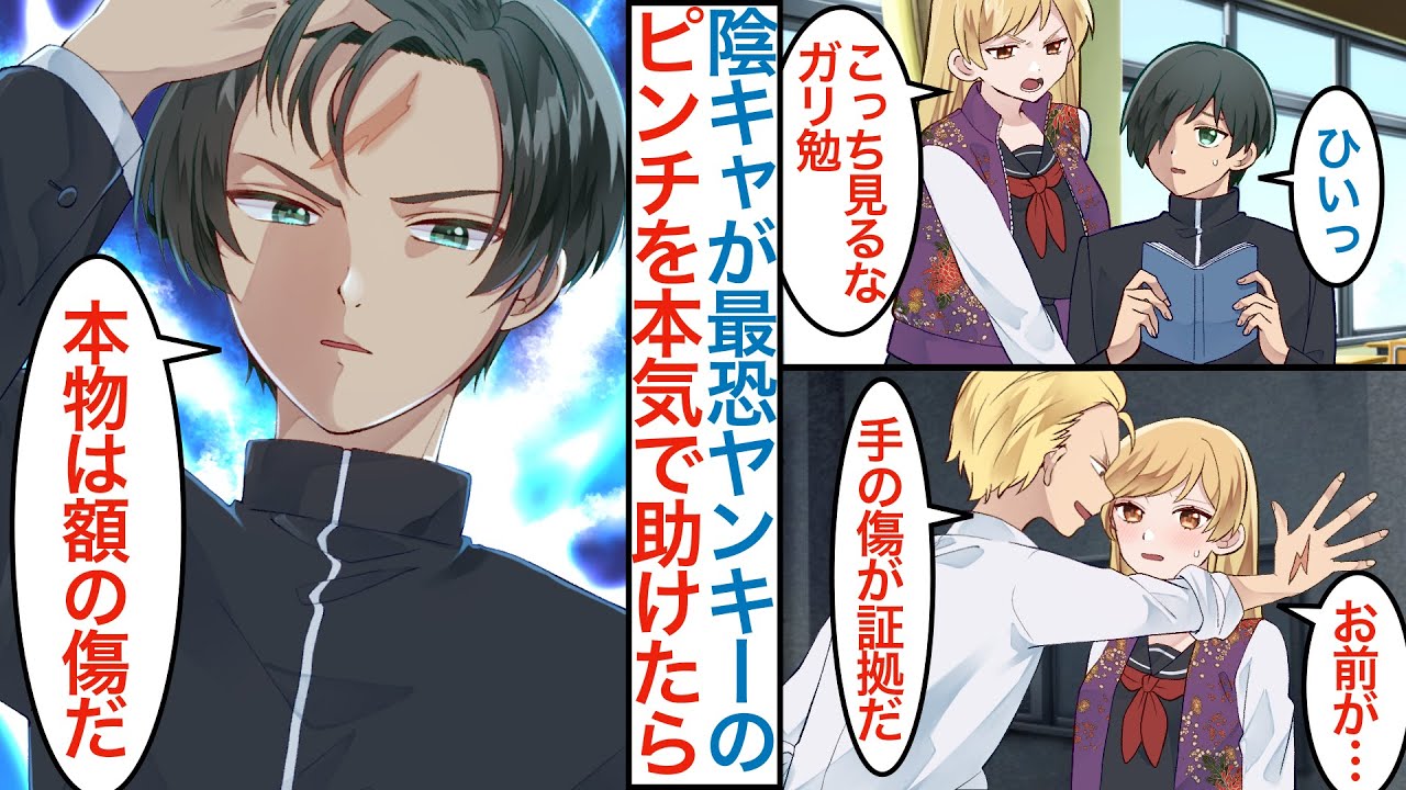 【漫画]】陰キャで弁護士志望の俺が両親の再婚で最強ヤンキーの美人義妹ができて同棲生活。実は元伝説の暴走族総長が本気を出してピンチを助けたらベタ惚れされ迫られると【恋愛マンガ動画】