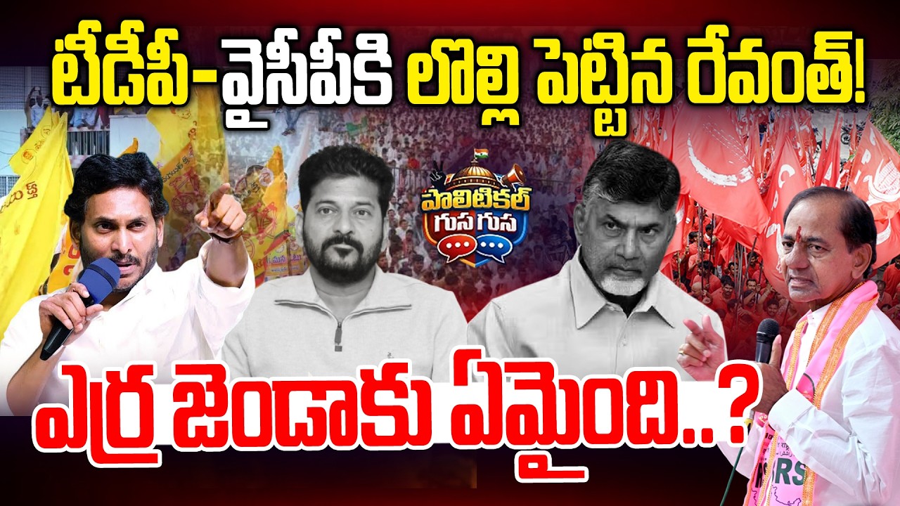 #PoliticalGusagusa : టీడీపీ-వైసీపీకి లొల్లి పెట్టిన రేవంత్ ! | TDP YSRCP FIGHT | Revanth Reddy | NLT