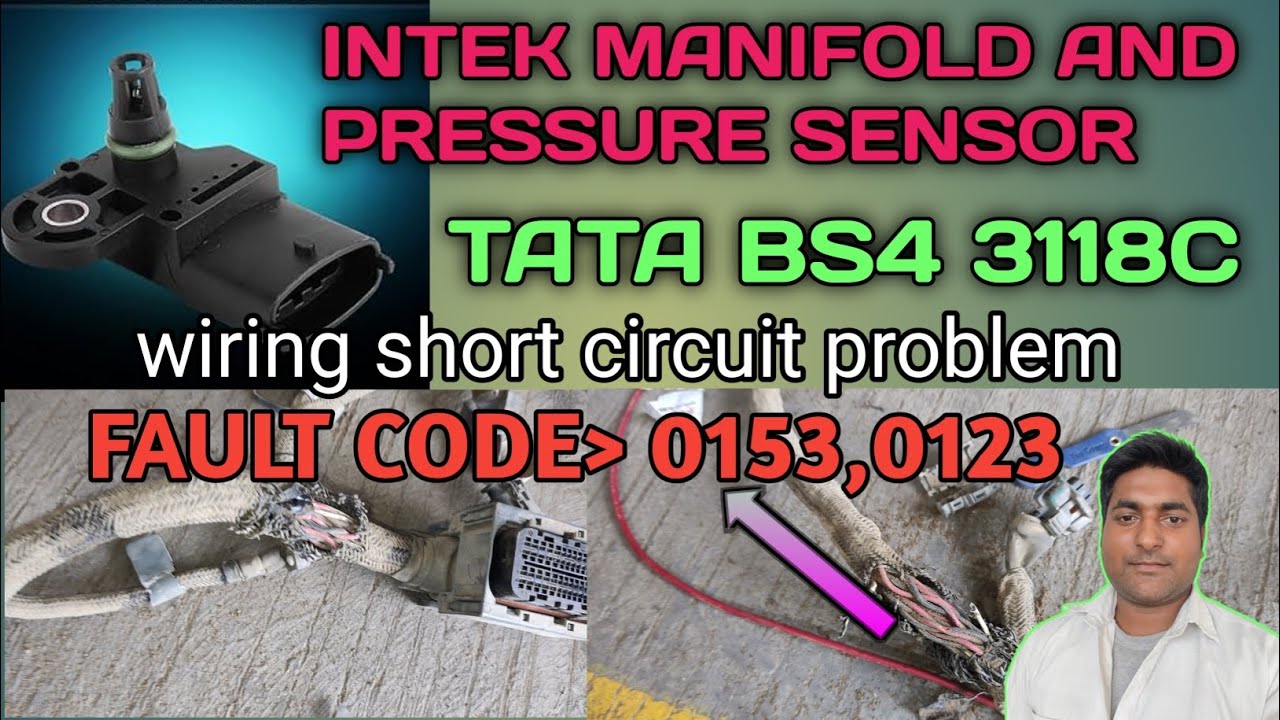 Fault code 0123,0153,// Intek manifold temperature and pressure sensor wiring short // J1 Wiring plb