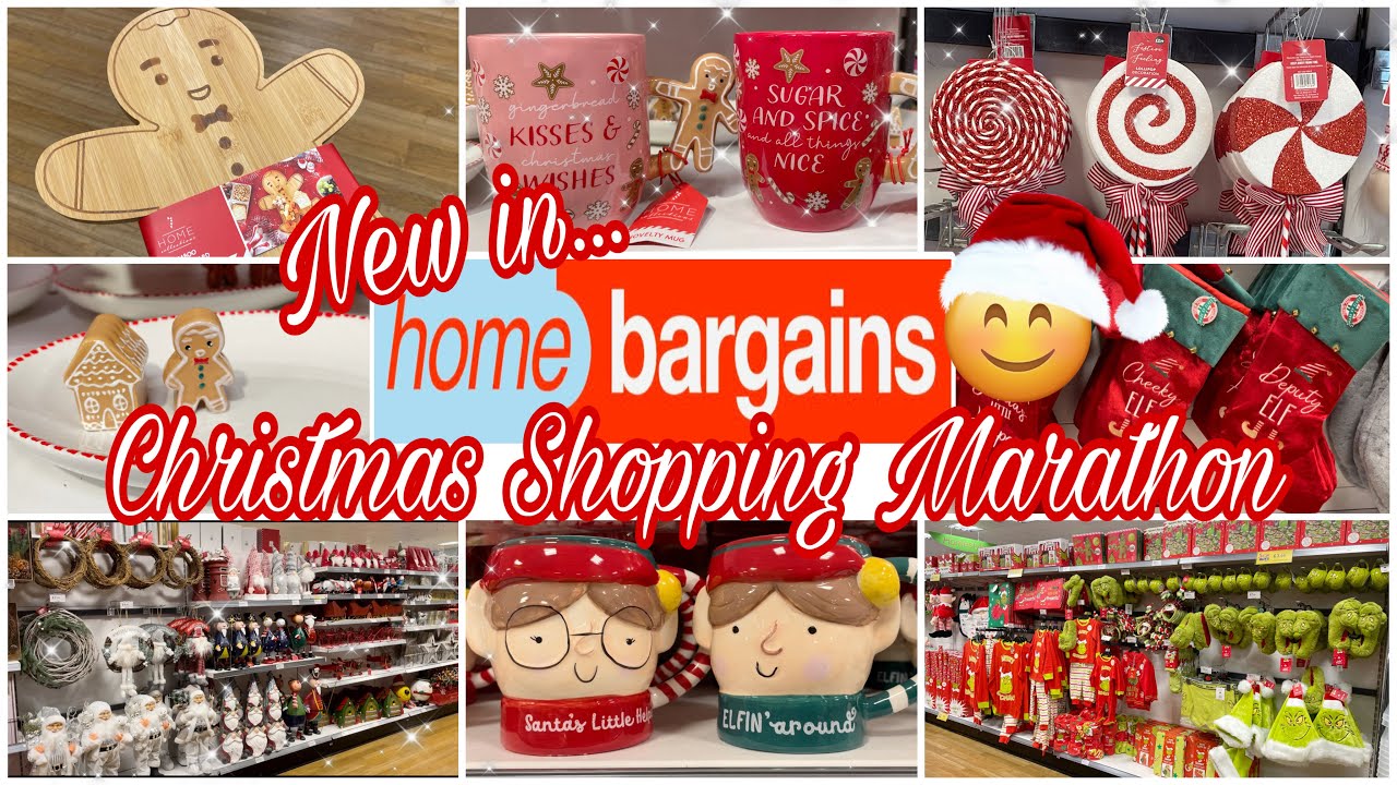 🎄NEW lN HOME BARGAINS‼️ CHRISTMAS SHOPPING MARATHON 🤩 SHOP WITH ME | NOVEMBER 2023 | COSY CORNER