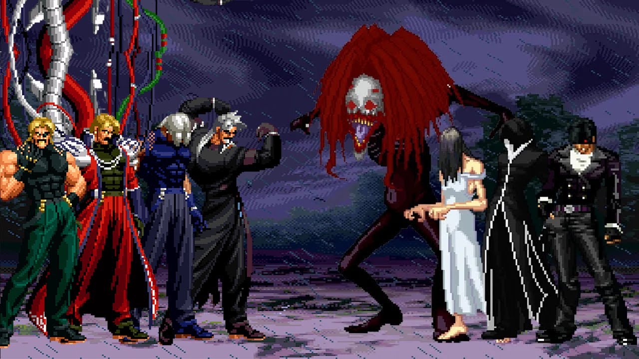 [KOF Mugen] Rugal Bernstein Team vs Horror Team