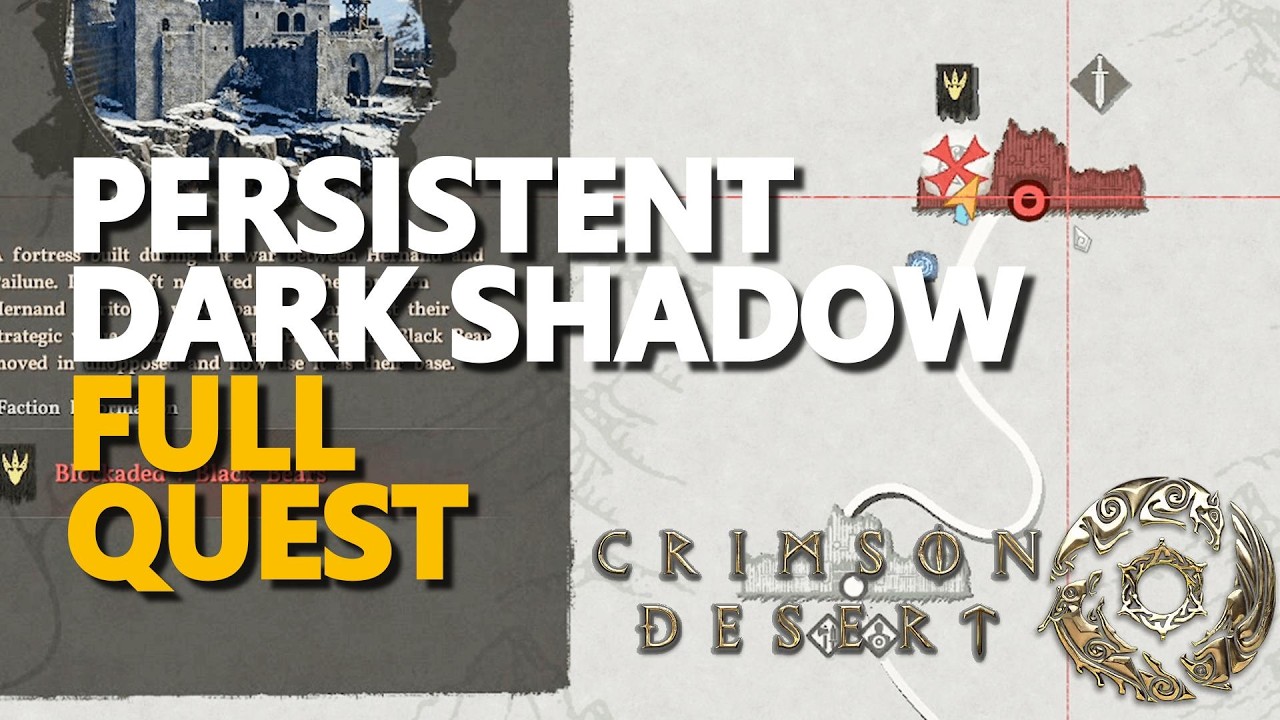 Persistent Dark Shadow FULL QUEST Crimson Desert