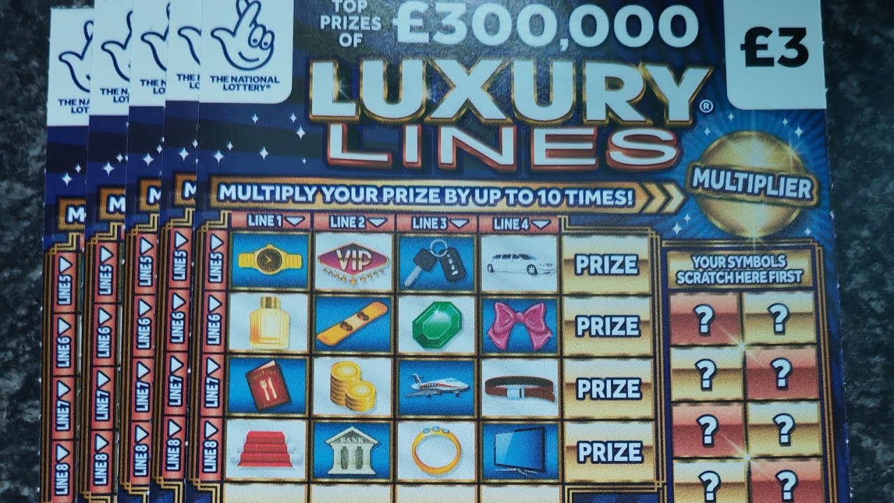 luxury lines scratch cards £15 in play