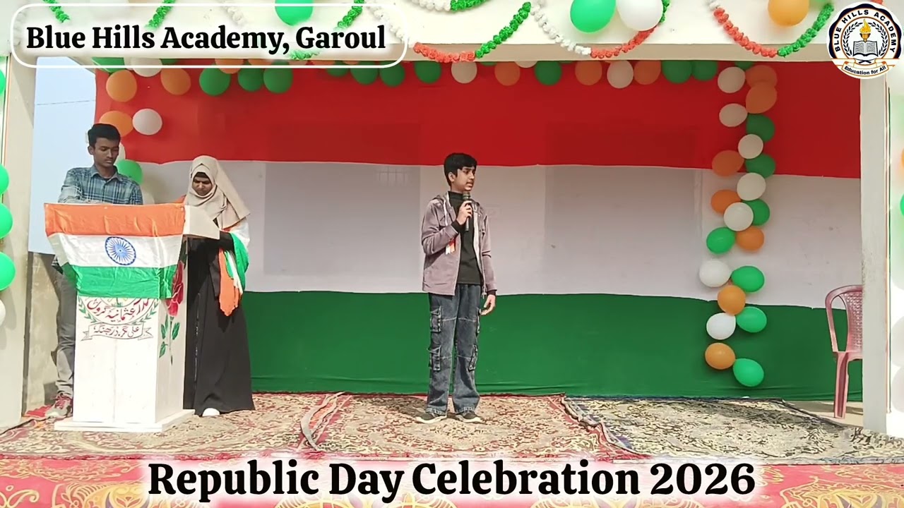 Republic Day Celebration 2026: Speech by Arfat Asif | Blue Hills Academy