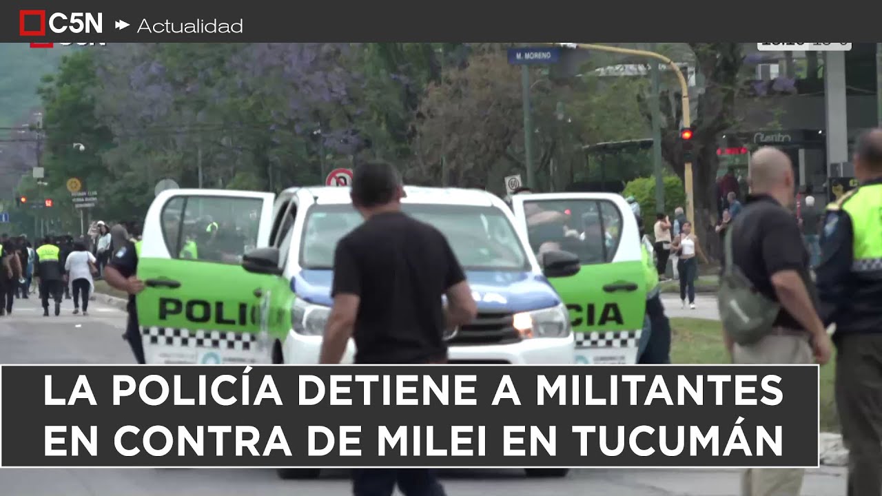 TUCUMÁN: SE JUNTÓ la MARCHA y la CONTRAMARCHA de MILEI