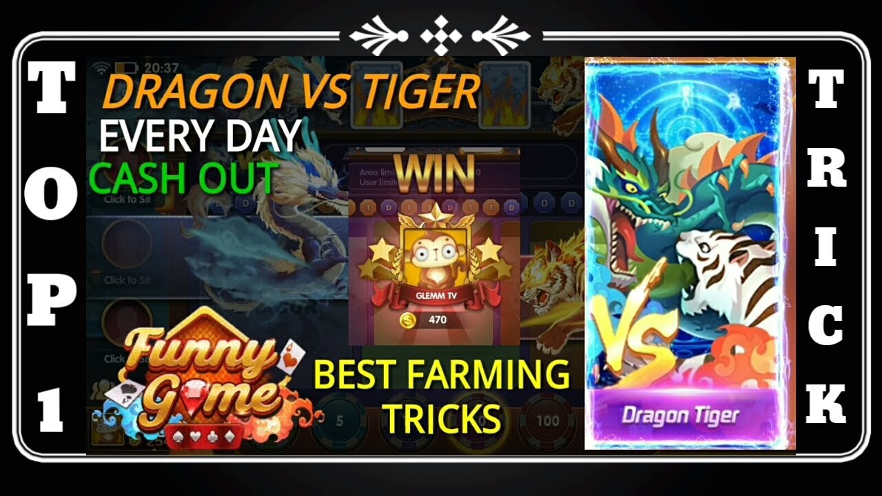 FUNNY GAME DRAGON VS TIGER TOP 1 TRICK / KAYA SURE WIN / EVERY DAY CASH OUT