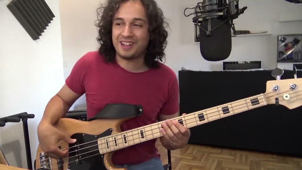 Curso de BAJO #5 - Primeros ejercicios fáciles con Metrónomo. Como practicar bajo con el metrónomo.