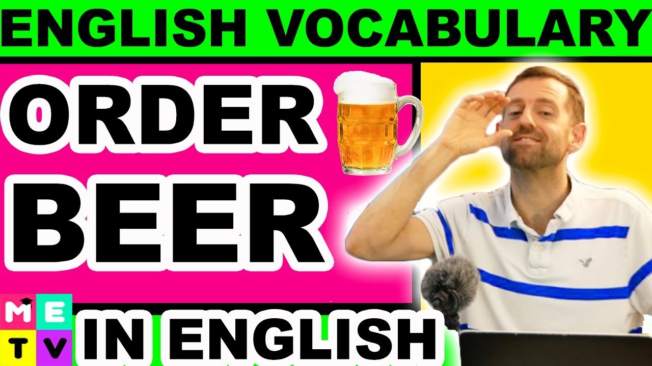 HOW TO ORDER BEER IN ENGLISH