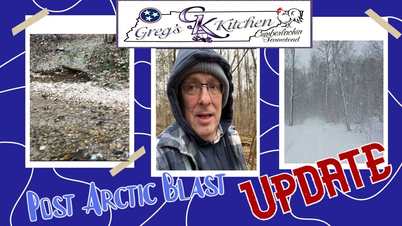Post Arctic Blast & Health Update from Cumberlachia
