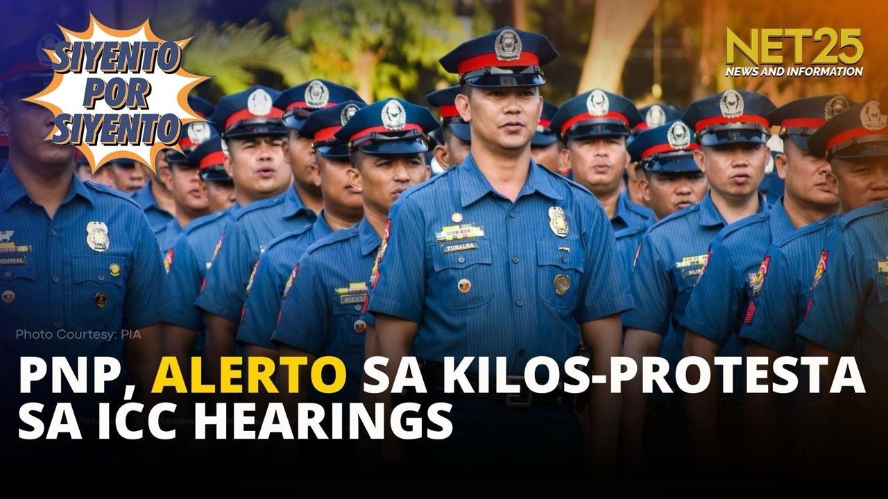PNP naka-alerto sa kilos-protesta kaugnay ng ICC proceedings laban kay Duterte