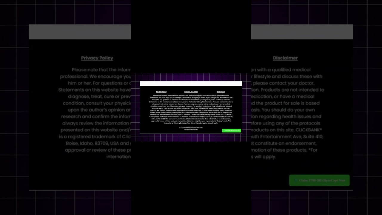 Обзор Гликоцепта