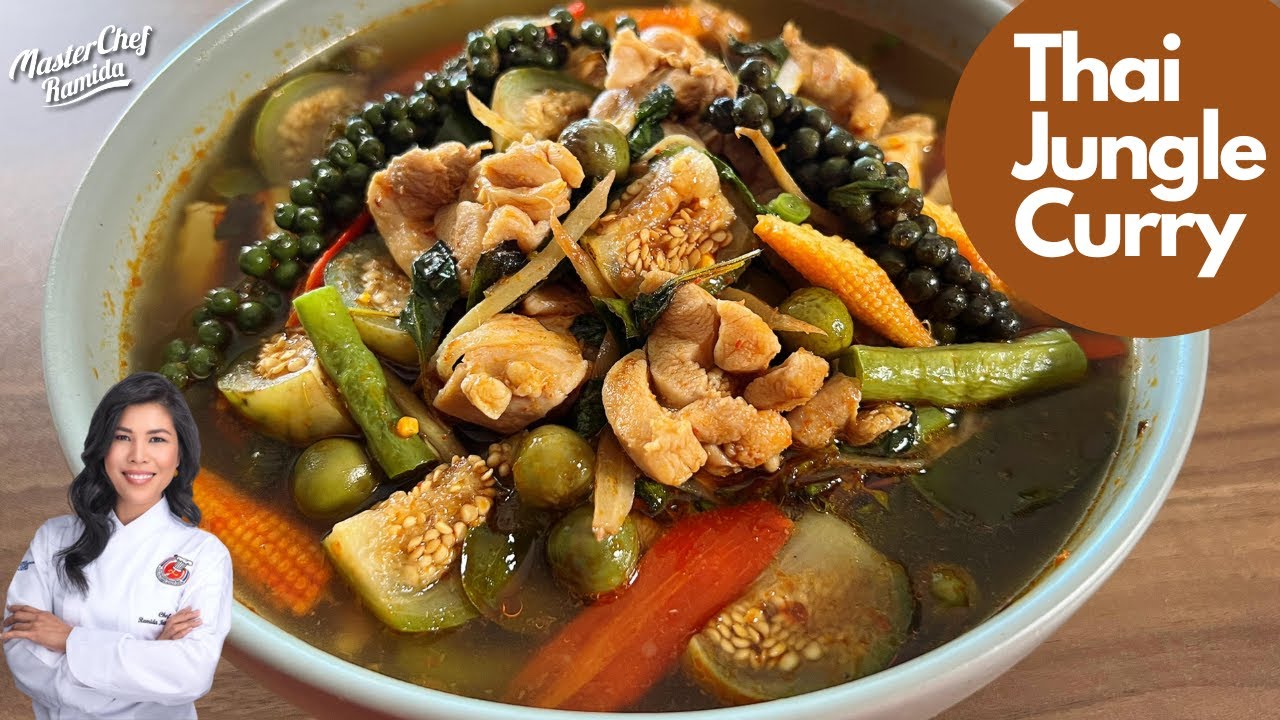 Thai Jungle Curry /Gaeng Pa /Hot Thai Curry