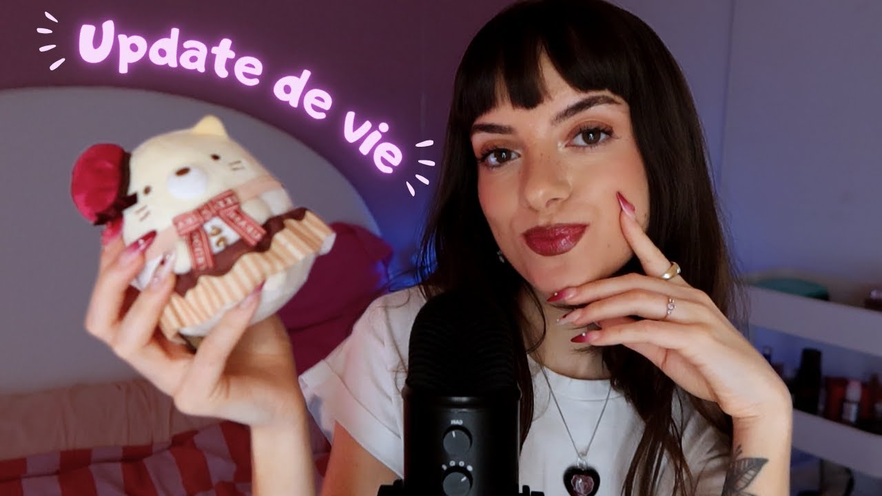 #ASMR | Update de vie 💬 (mes vacances à Paris : concert, tatouage, nouveau départ, péripéties...)